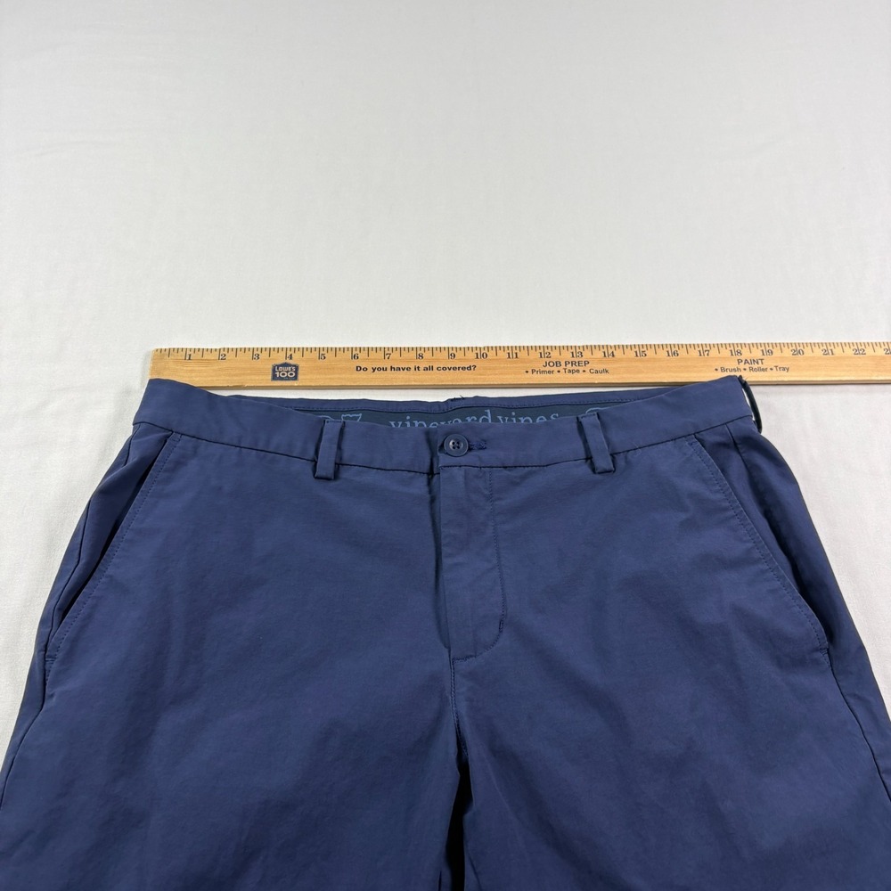 Vineyard Vines Pants Mens 36x29 Blue On The Go Chino Golf Preppy Stretch - Picture 5 of 11